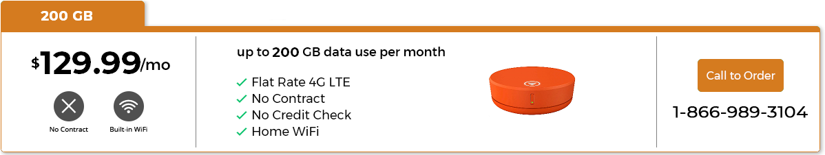 200 GB Plan, $129.99/mo