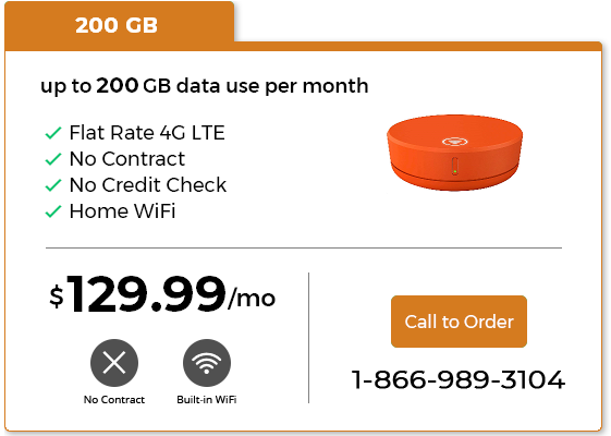 200 GB Plan, $129.99/mo