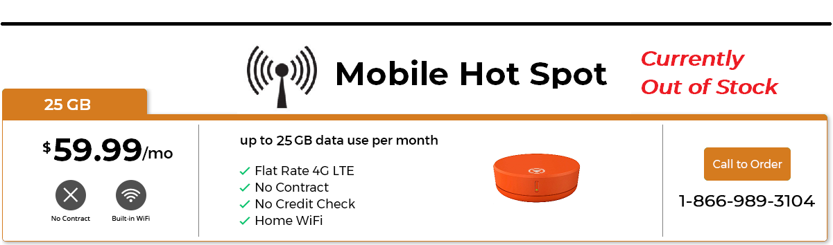 25 GB Plan, $59.99/mo