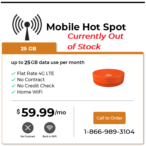 25 GB Plan, $59.99/mo